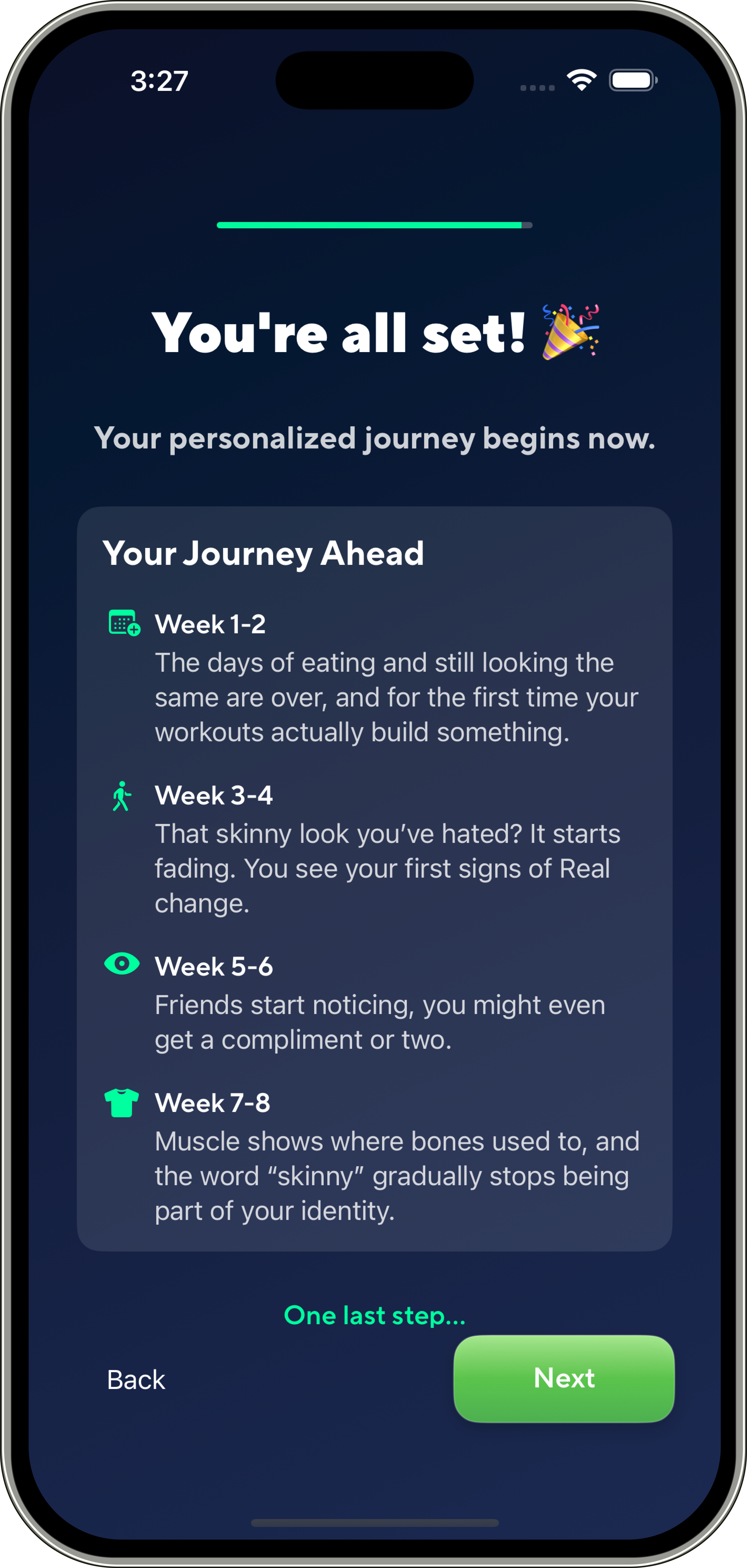 Complete Onboarding - BulkAI App Screenshot